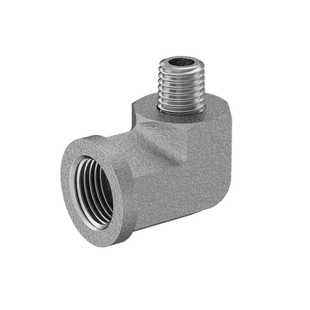 UNF NPTF耐极压碳钢内外丝90°弯头 Male Female