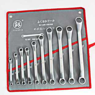 3900 手动五金工具FO 福冈梅花扳手10件套 两用汽车维修扳子