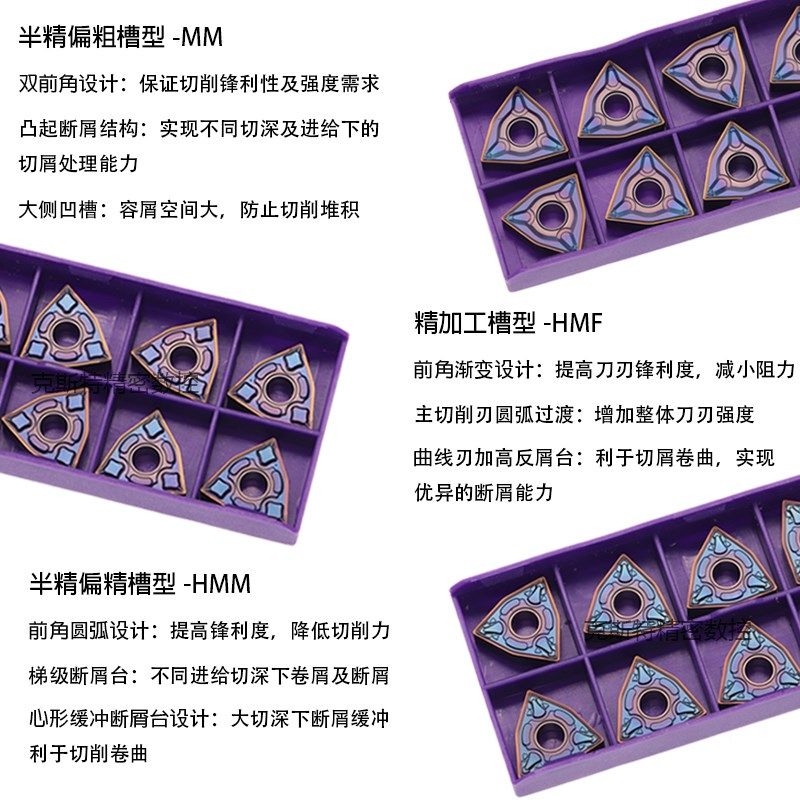 紫金不锈钢专用桃型刀片 WNMG080404-MM WNMG080408-HMM HMF 耐磨,标准件/零部件/工业耗材,输送带/传送带,淘宝优惠券,粉丝福利购,淘宝优惠卷