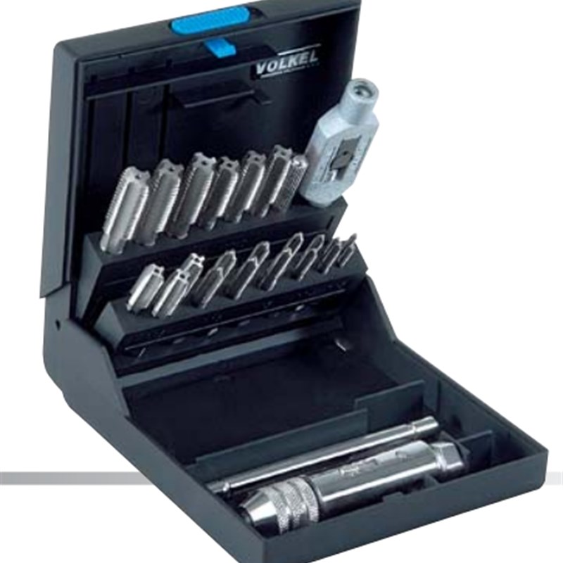 德国VOLKEL科尔 沃克 M3-M12德标手用丝锥套装47001 47005