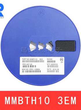 贴片三极管MMBTH10 丝印：3EM SOT-23 0.05A/25V NPN晶体三极管