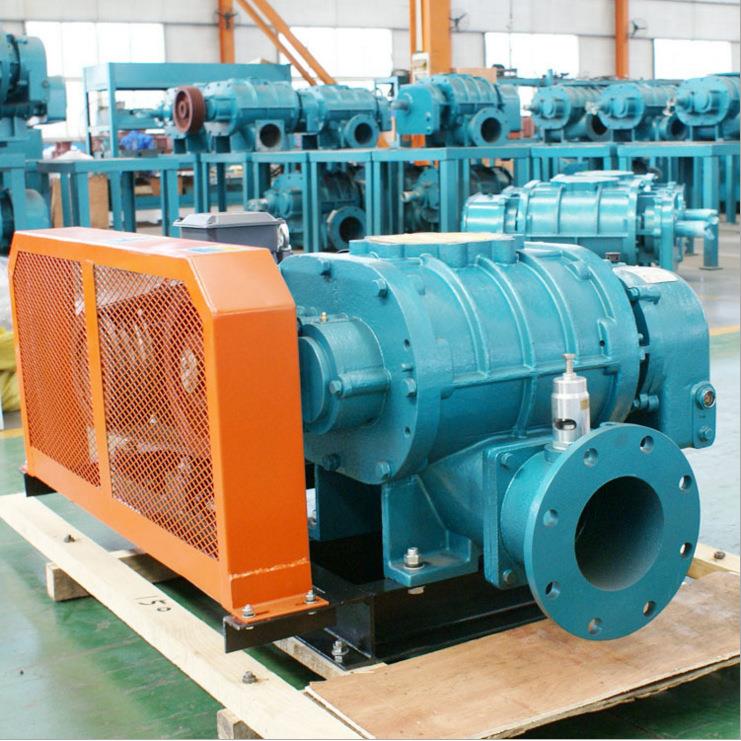 7.5kw三叶罗茨鼓风机爆气增氧机天然气沼气增压泵负压风机真空泵