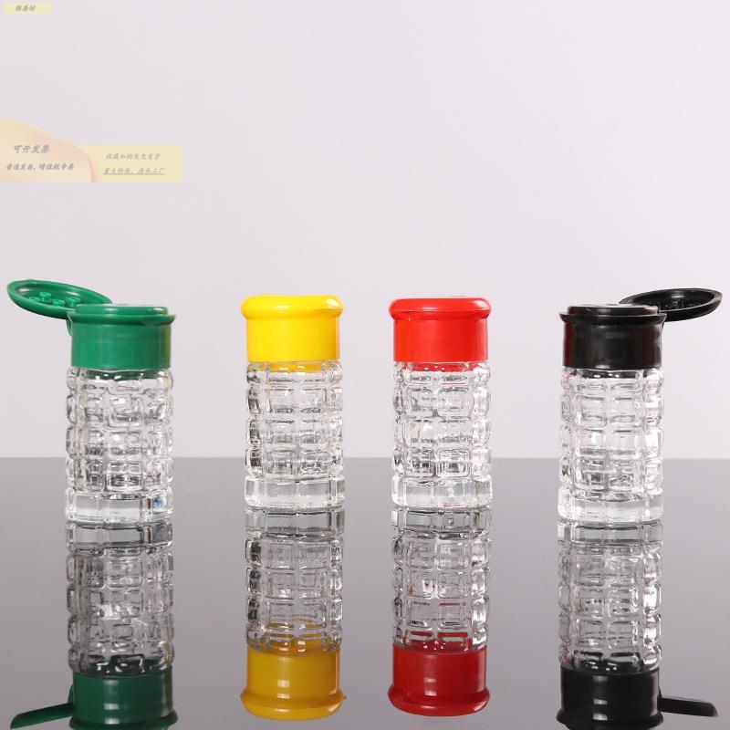 辣胡椒粉瓶501-6887ml调料玻烧烤椒盐瓶多孔带瓶盖调料罐椒厨房家