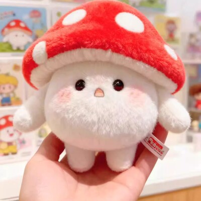 蘑菇灵感菇可爱毛绒玩偶公仔挂件