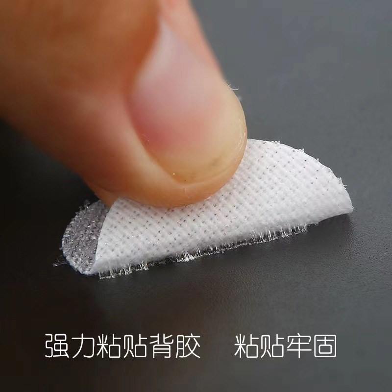 安静书幼儿园双面lDIY自粘子母扣粘扣带小圆点圆形魔术贴背胶