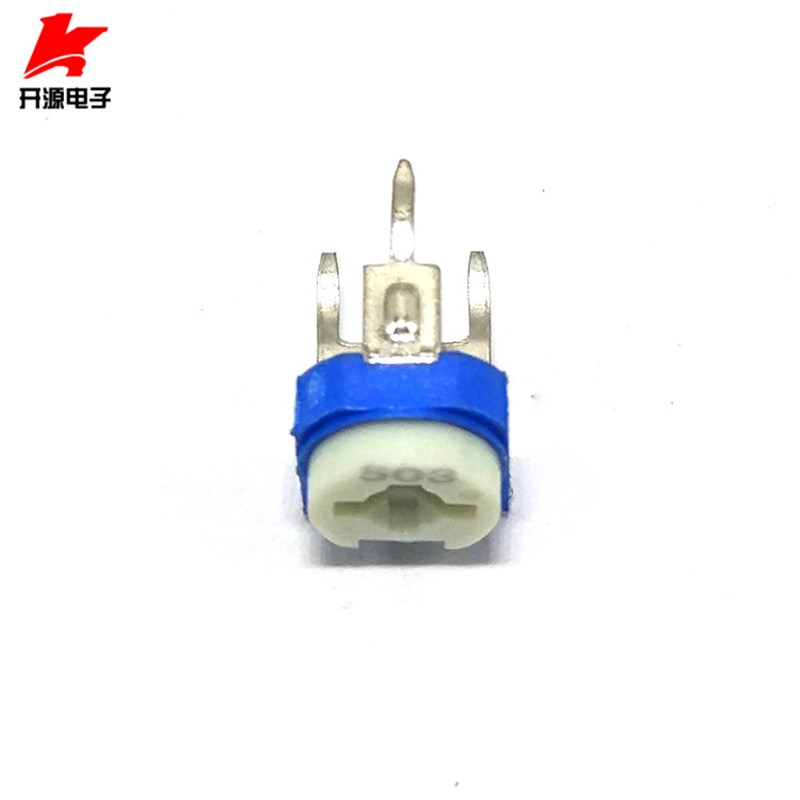 电位器50K 卧式503 兰白可调电阻(10个/包)