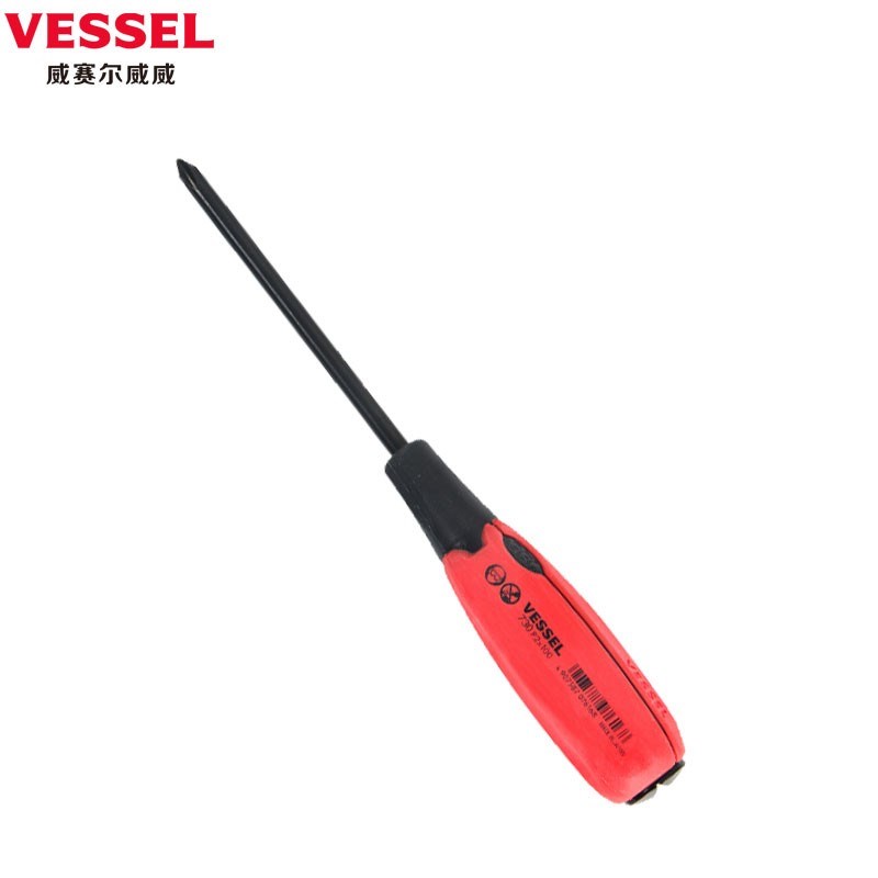 日本VESSEL威威730超级软质穿心螺丝刀电工起子改锥螺丝批