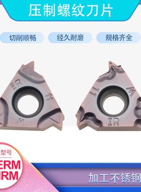 戴斯卡压制螺纹刀片16 ERM/IRM 11 14 W LF6018加工不锈钢55度