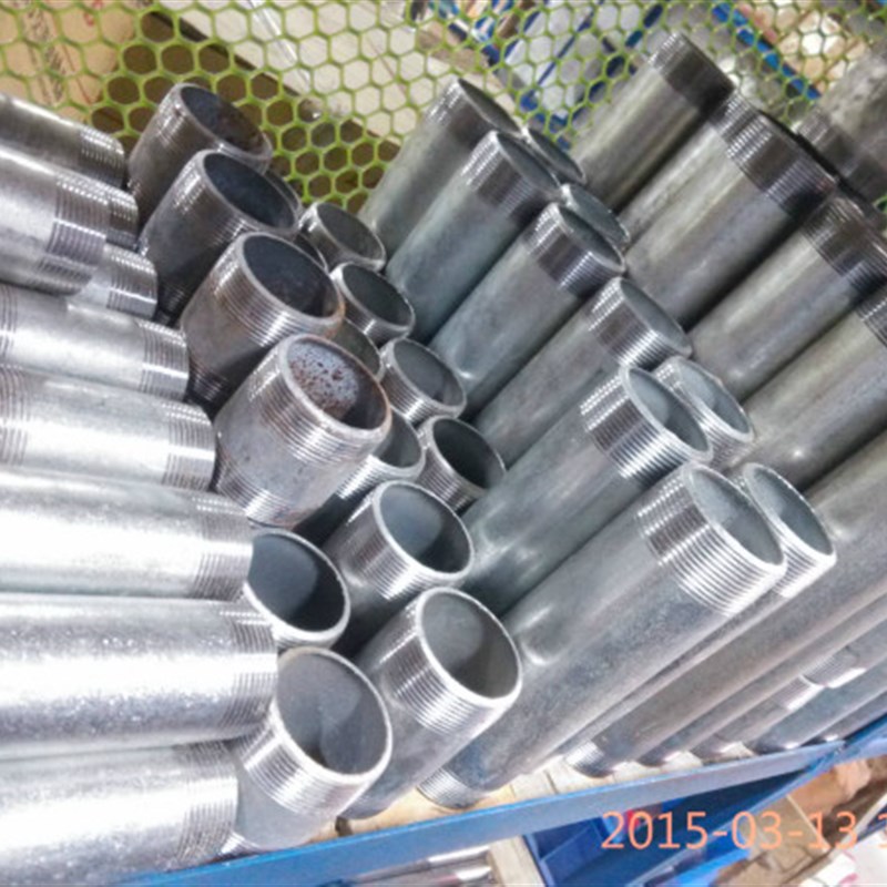 水管双头丝镀锌管外丝1米加长直接接头6分50内接DN20*100 200 300