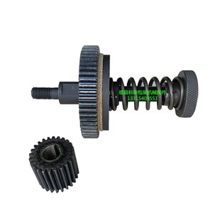 张力控制器简易机械结构齿轮刹车张力器弹簧压力摩擦片调节放卷