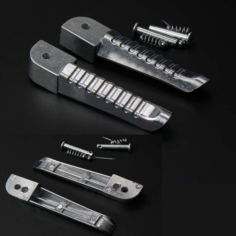 大小帅哥脚蹬未战摩托车电动车铝搁脚 跑车踩脚铝合金伸缩脚踏板