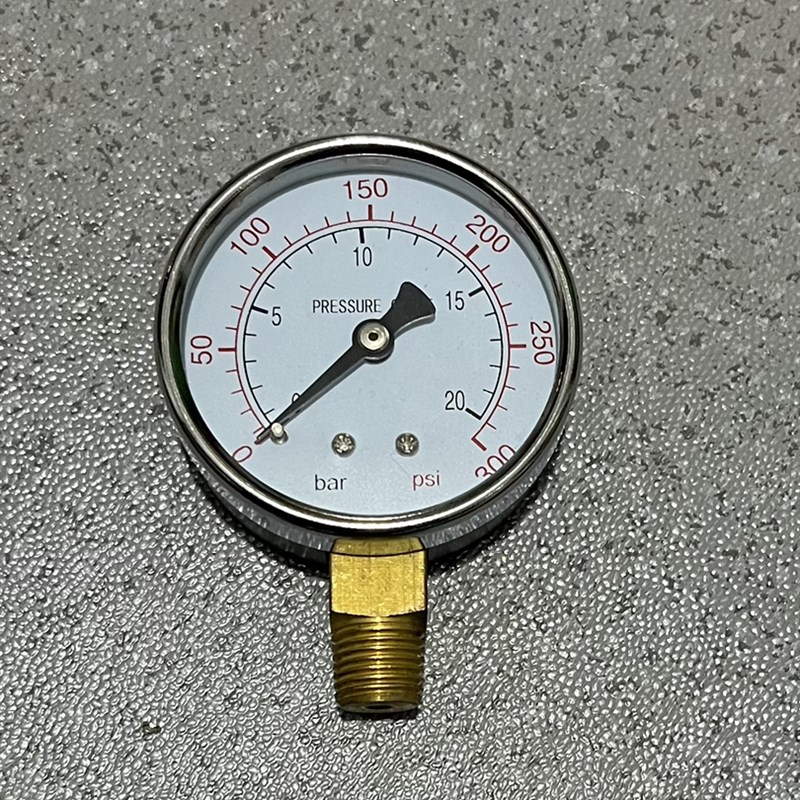 苏州压力表 直径60mm 压力20bar 300psi  2mpa=20kg 螺纹ZG1/4