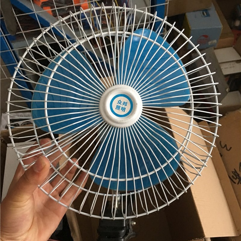 面包车货车专用工程车车载电风扇12V摇头12伏8寸10寸电扇24V