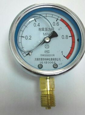 耐震压力表 1mpa m14x1.5 60mm 2.5级 无锡市惠华仪表有限公司