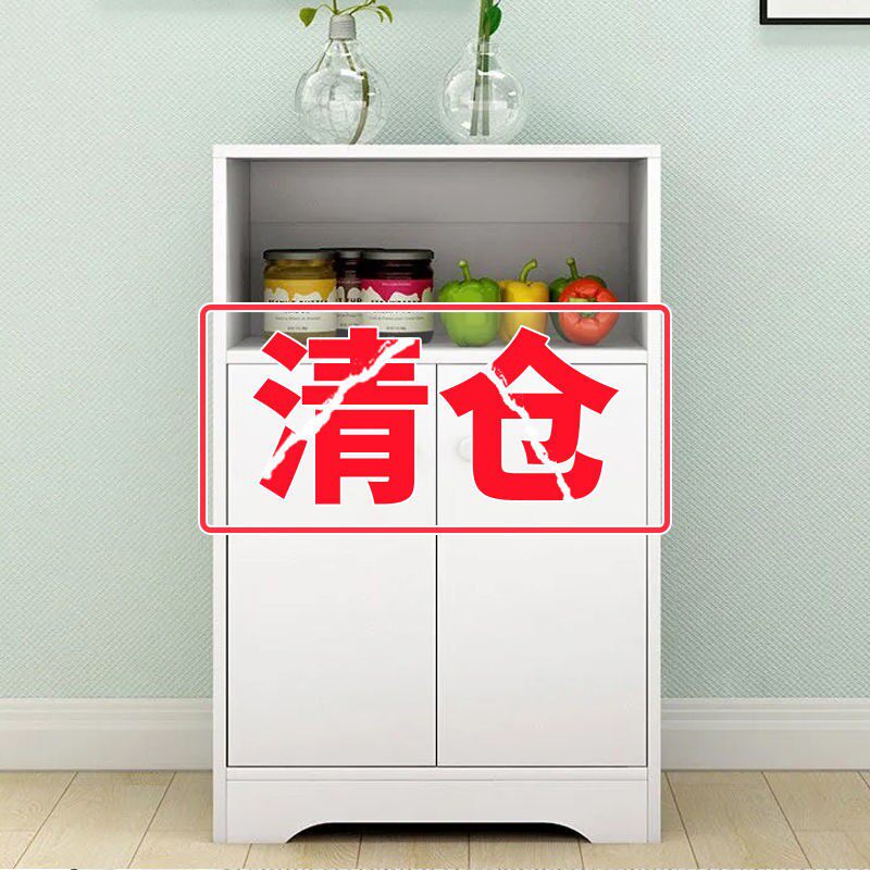 碗柜餐边柜简易小型家用橱柜茶水柜收纳厨房靠墙客厅厨柜储物柜子