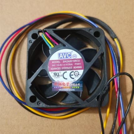 全新原装AVC DAZA0515RCU 13.6V 0.20A 4线戴插头 5015 防水风扇