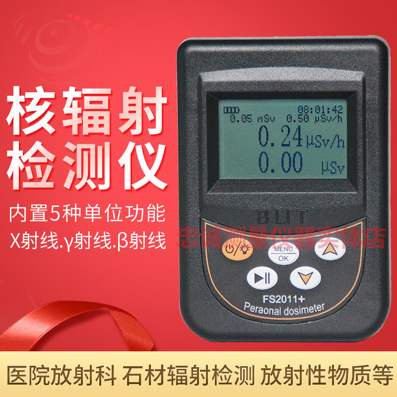 FS2011+核辐射检测仪 大理石测量放射性报警器 个人剂量 电离测试