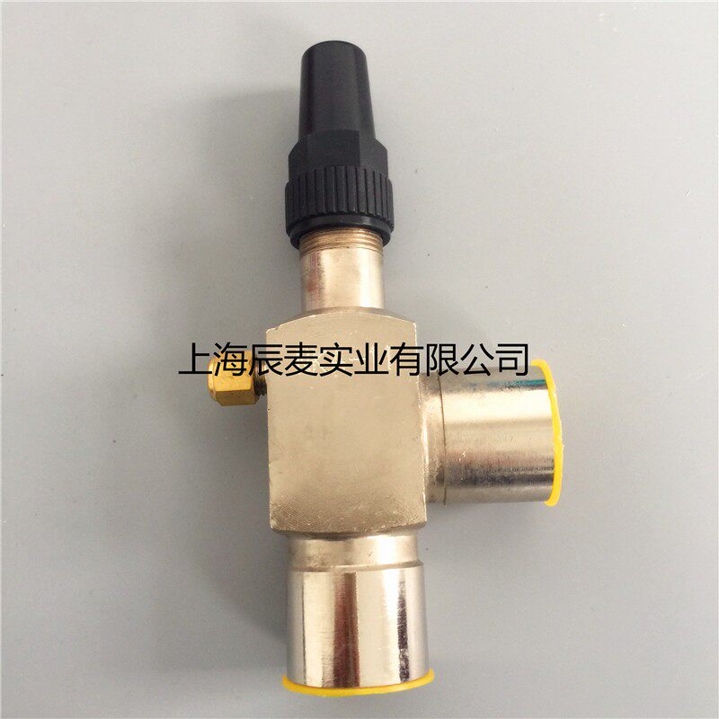镀镍铜角阀NKA-11 截止阀 1-3/8焊口 关断阀 制冷配件 银色铜角阀