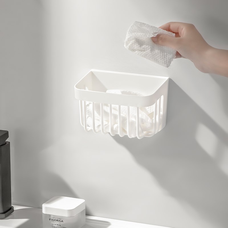 简约多功能洗脸巾收纳架水槽龙头壁挂式置物架卫生间收纳沥水架