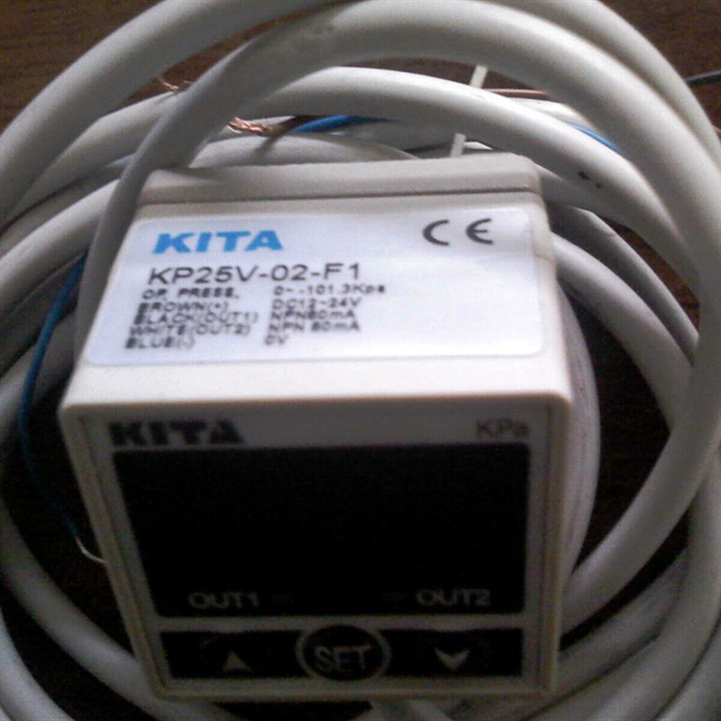 全新经登KITA真空数显压力开关KP25V-03-F1 -101.3KPA KP20-B