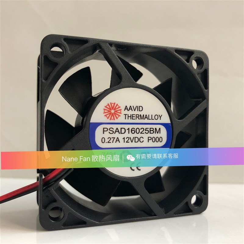 AAVID THERMALLOY 6025 PSAD16025BM DC12V 6CM S9蚂蚁官电源风扇