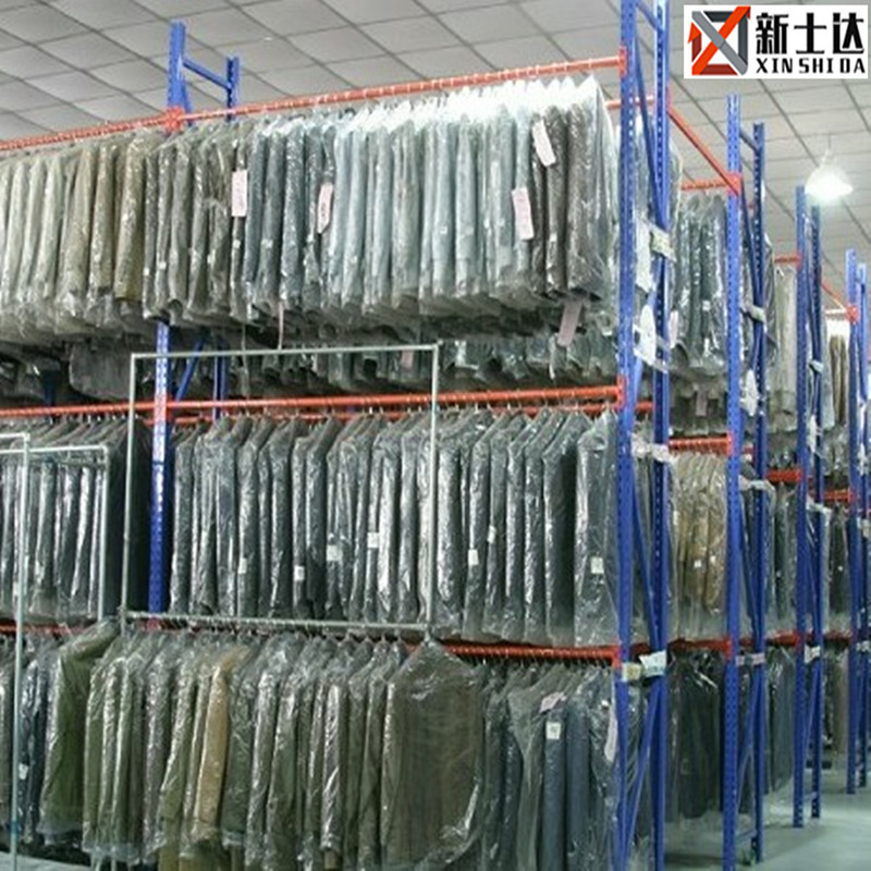 挂衣服货架服装店展示架仓库库房挂衣架仓储货架冬装西装双杠衣架