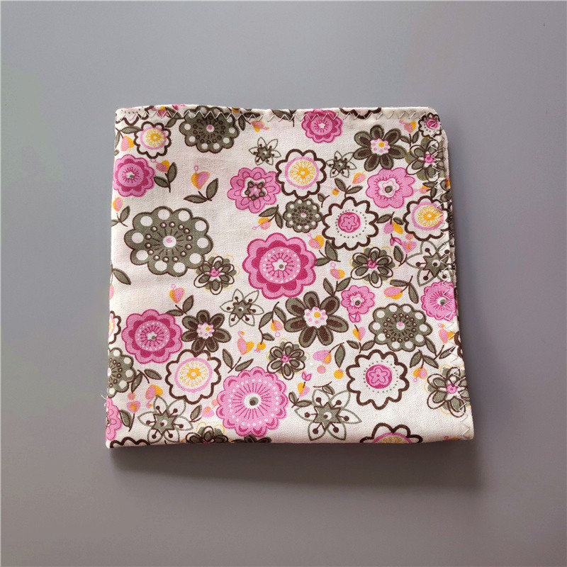 特价款  女士手帕印花绣花棉纯棉手帕儿童手绢竹节棉擦手吸汗方巾