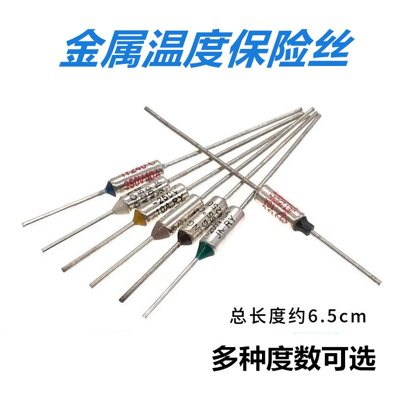 电饭煲锅电压力锅挂烫机温度保险丝熔断器10A 250V金属超温热保护