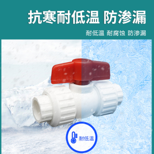 ppr全塑双活接球阀 4分 6分 20 25 32 40 50 63 75ppr水管阀门