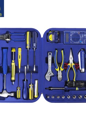 长城精工26件电讯组套工具电工维修组套工具套装综合修理400026A