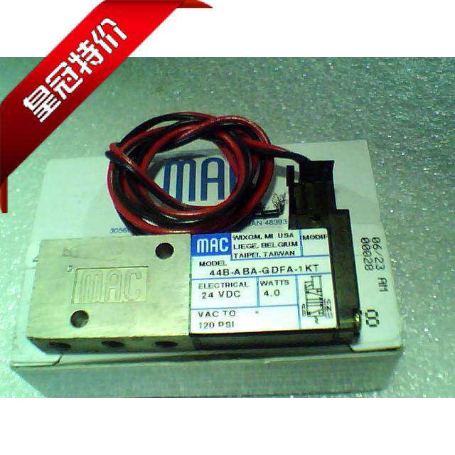 现货原装美国MAC电磁阀 44B-ABA-GDFA-1KT