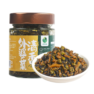 田野故事清香外婆菜开胃下饭菜开盖即食拌饭香辣咸酱菜180g