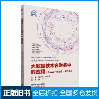 【正版旧书】大数据技术在财务中的应用(PowerBI版)(第2版)编者:谷小城//陈祥碧|9787040632958高等教育出版社