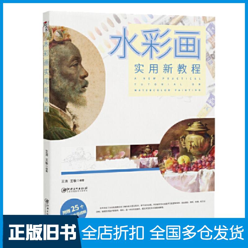 正版旧书水彩画实用新教程王涛江西美术出版社9787548052371