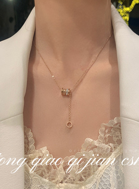 小蛮腰轻奢高级项链小仙女必备