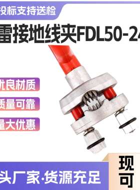 FDL50-240 防雷验电接地环10kV防雷接地线夹 验电接地环