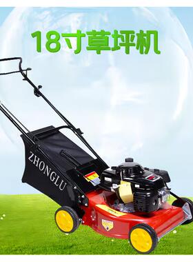 中绿18寸草坪机 草坪剪草机 除草机 推草机 修剪机械 LS55HX