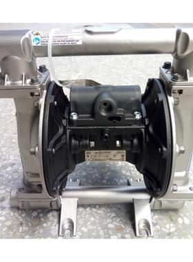 固瑞克GRAO气动隔膜泵USKHY1050不锈钢螺纹接口PFET膜片泵6510C09