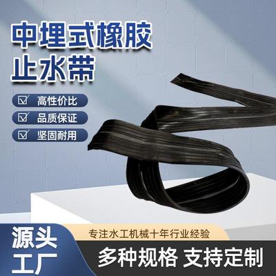 651伸缩缝止水带水利工程橡胶钢边止水P型胶条P0闸门水封密封带