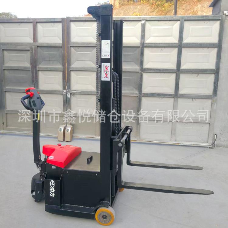 配重式全电动堆高车电动升降搬运车电动行走堆垛车无支腿电动叉车