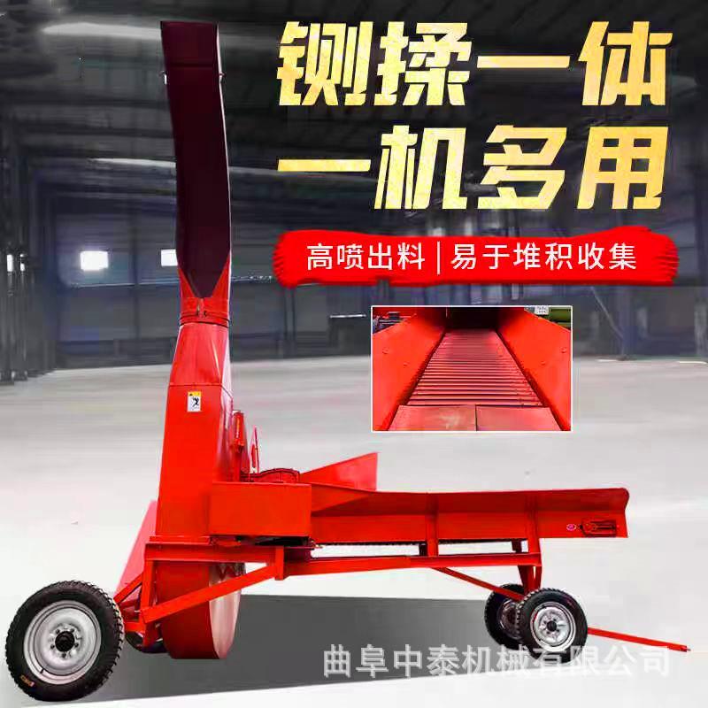 自动进料牛场铡草机秸秆切草揉搓机时产8吨牛羊饲草料切断粉料机