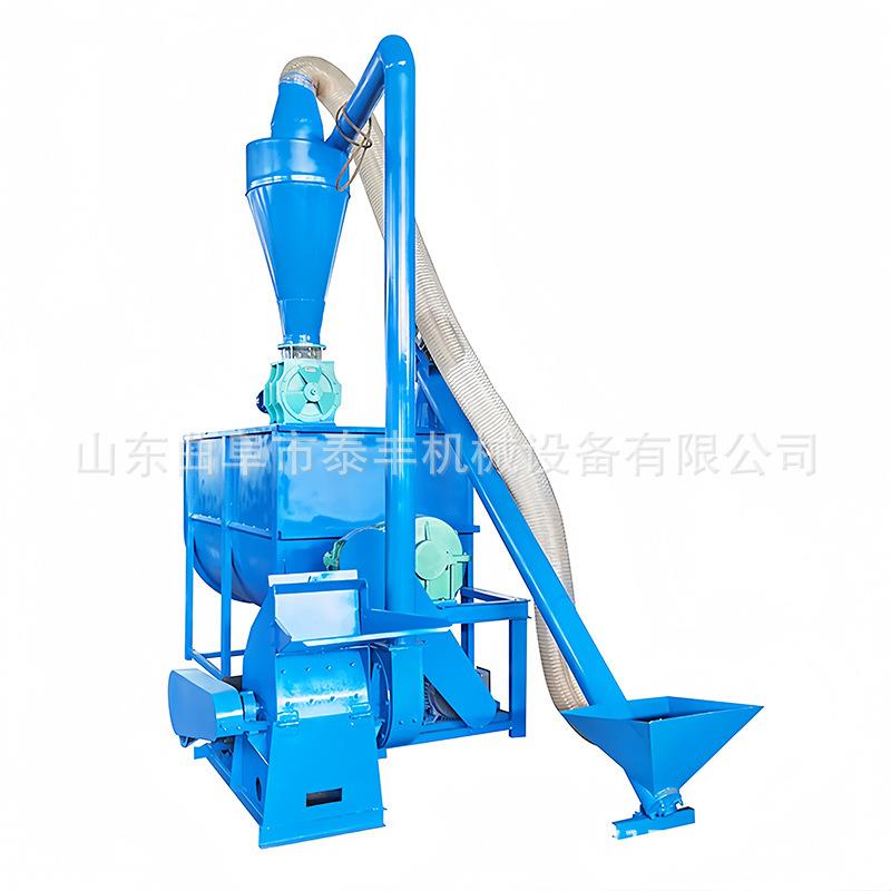 小型养殖场玉米粉碎机豆粕秸秆粉碎机出料可调稻谷壳破碎打糠机