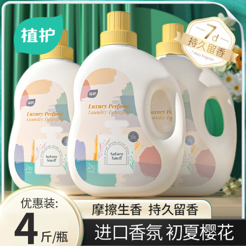 植护香水洗衣液整箱批大瓶装