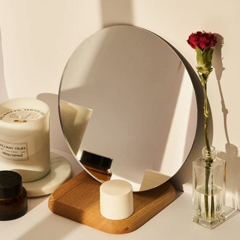 亚克力镜面反射板几何壁挂背景道