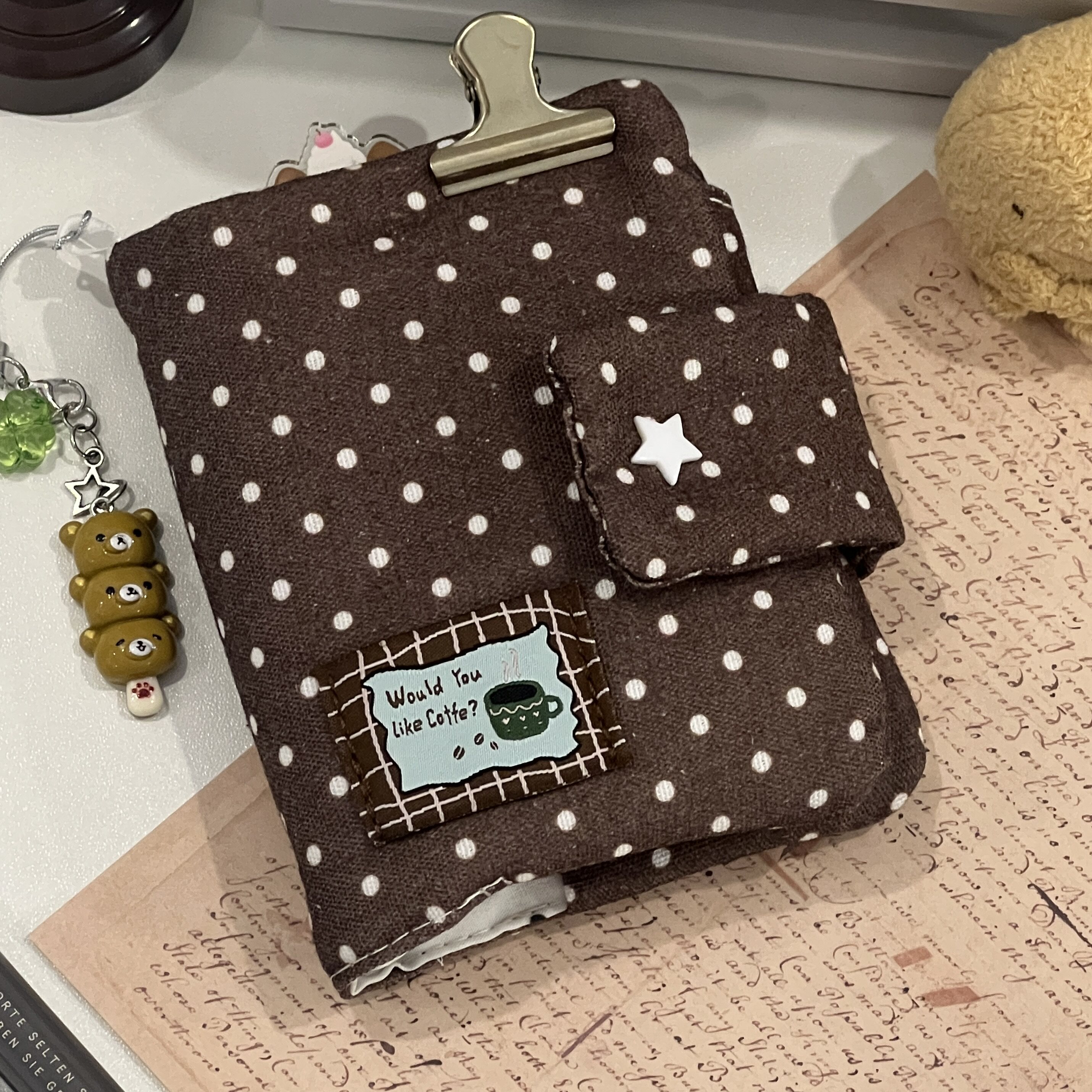 韩版栗子棕m5活页手账本ins风高颜值学生便携速记本日记笔记本子