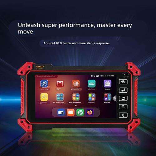 网路通网络监控工程宝T55视频测试仪摄像机测试POE供电测网线WIFI