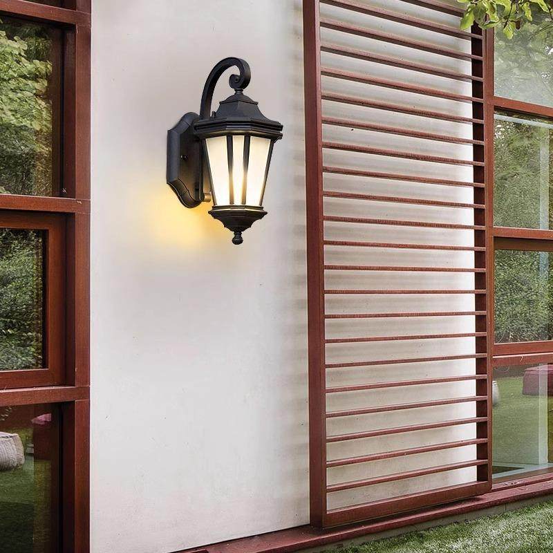 户外防水壁灯欧式LED简约大门室外墙庭院壁灯花园围墙阳台过道灯