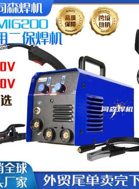 出口MIG200无气二保焊机电焊机家用120A110V美规欧规可贴牌定制