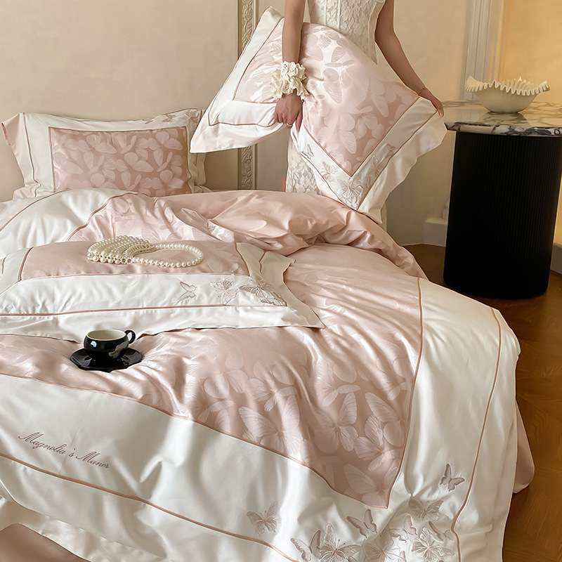 2025新款100全棉高精密提花四件套纯棉刺绣被套床单公主风床品,电子元器件市场,其它元器件,淘宝优惠券,粉丝福利购,淘宝优惠卷