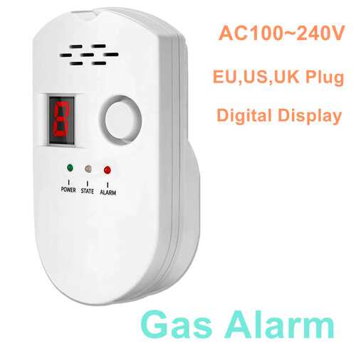 Natural Gas Detector Plug-in Propane Natural GAS Leak Alarm